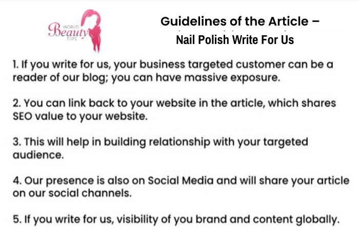 Nail Polish Write For Us
