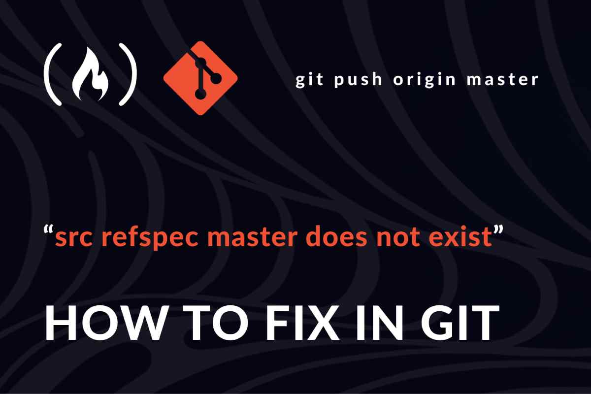 error src refspec main does not match any