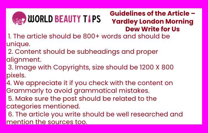Guidelines of the Article – WBT