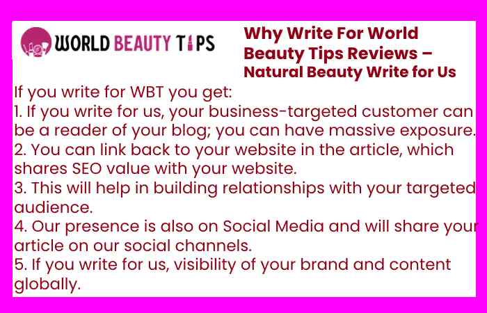 Why Write For World Beauty Tips Reviews(1)